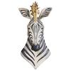 Design Toscano King of the Herd Safari Zebra Metal Wall Sculpture FU75618